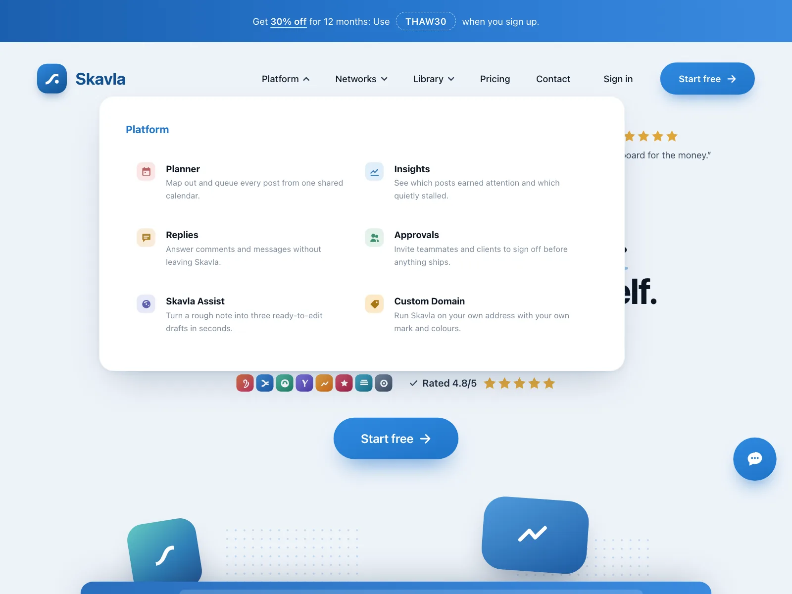 Mega menu