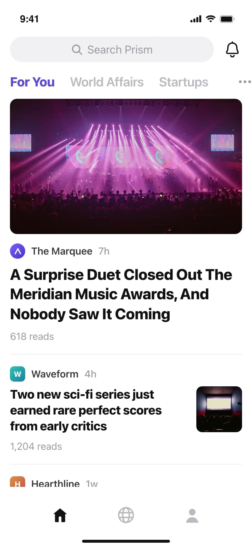 News feed