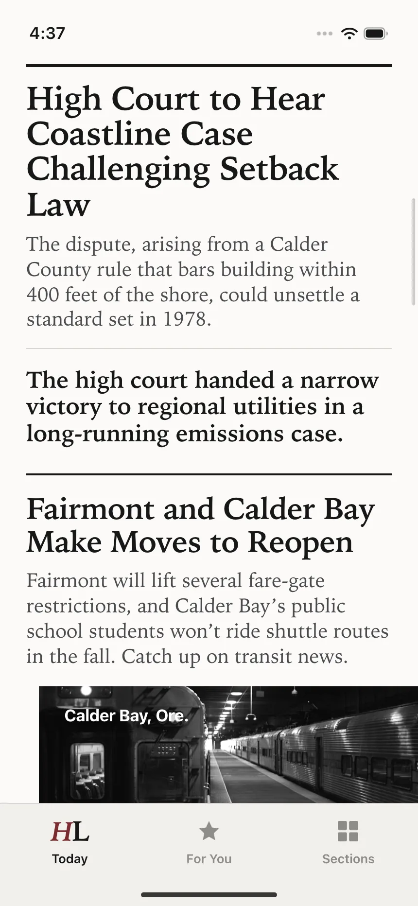 News feed