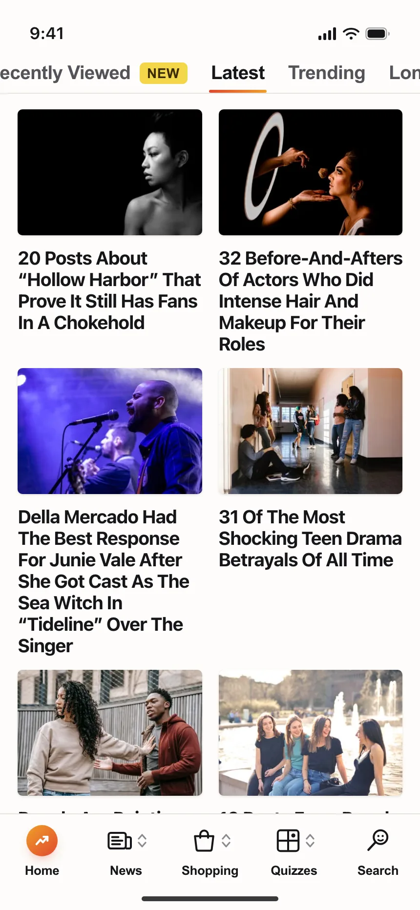 News feed