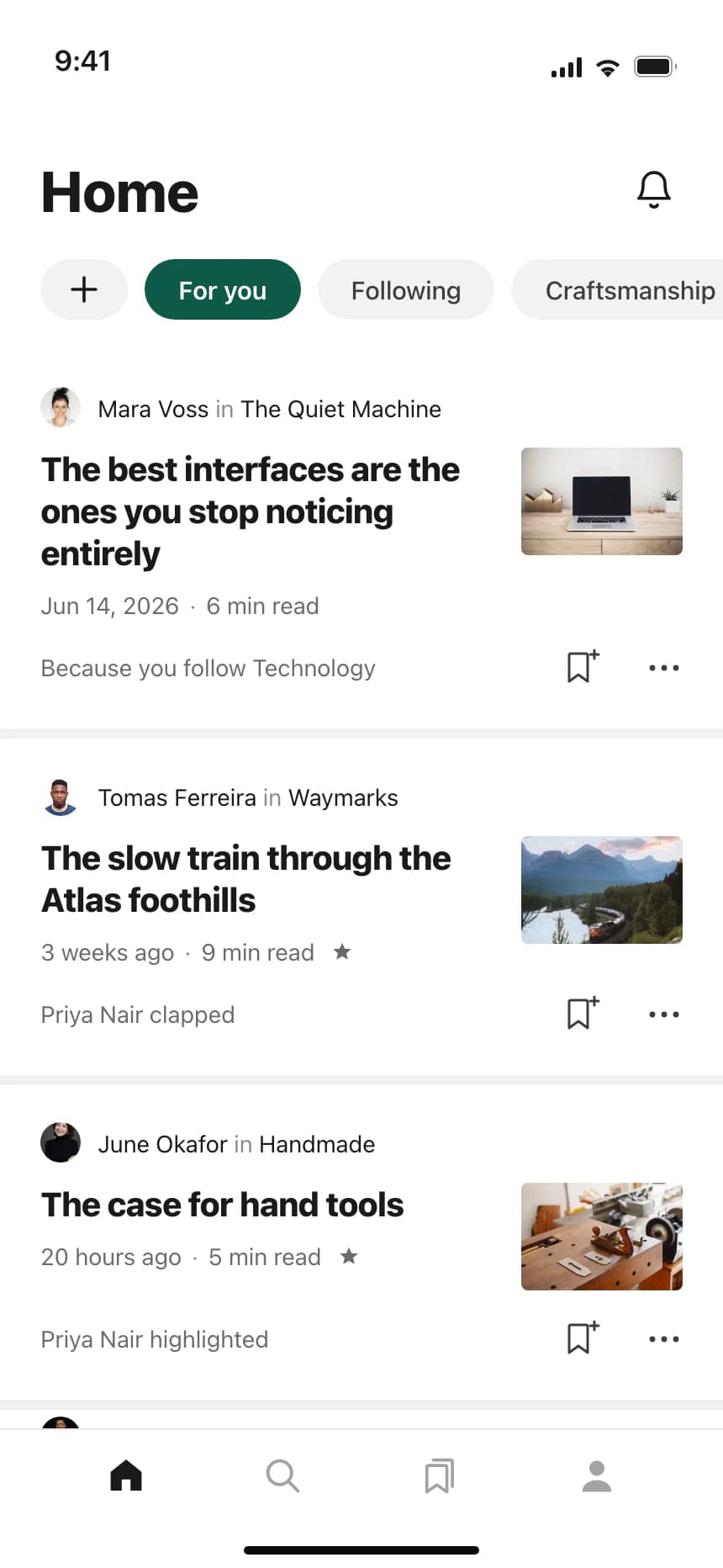 News feed