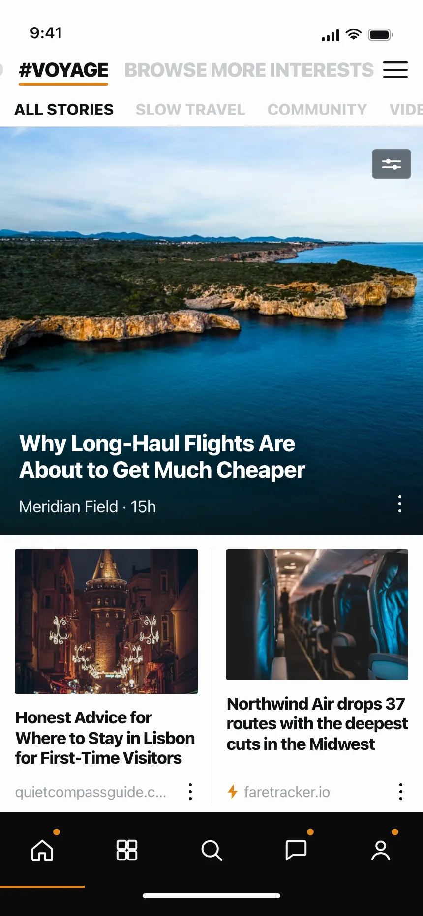 News feed