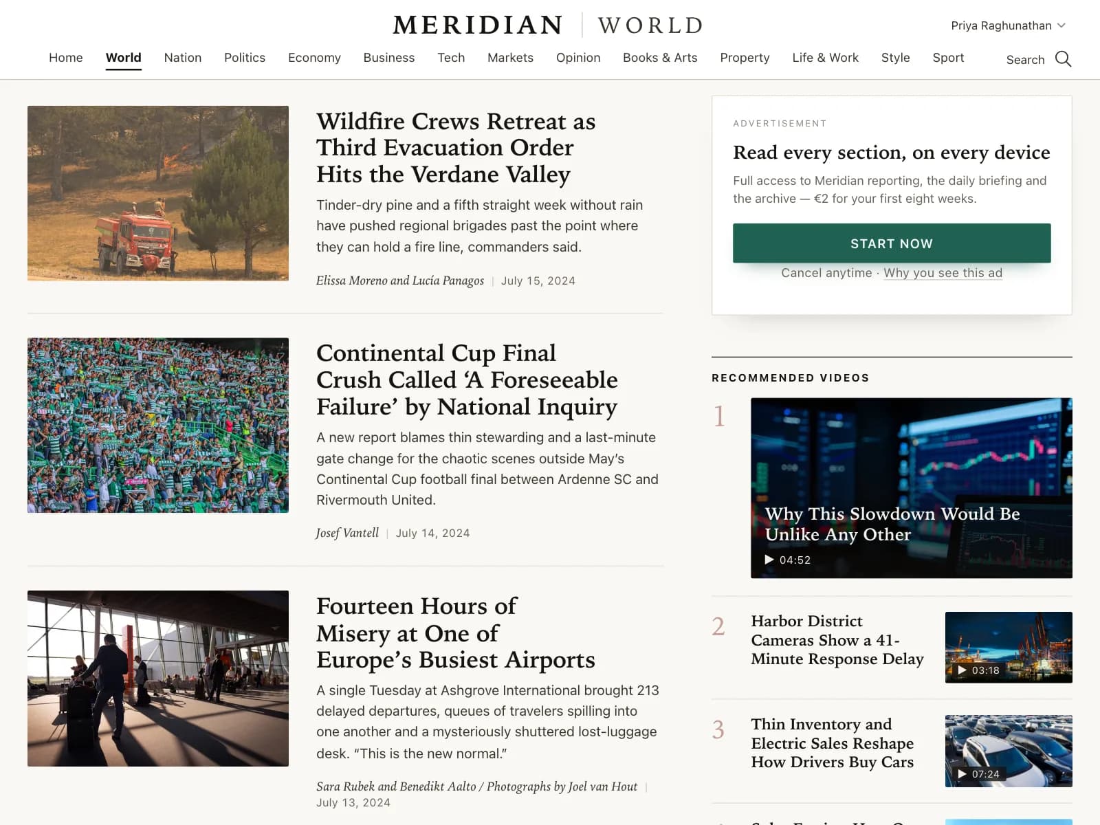 News feed