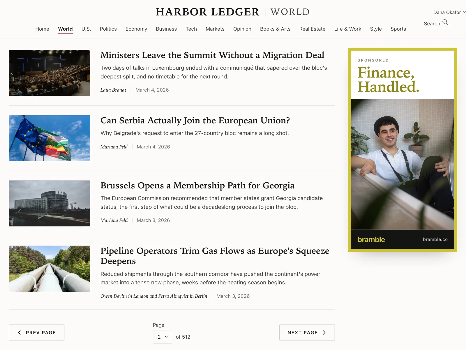 News feed