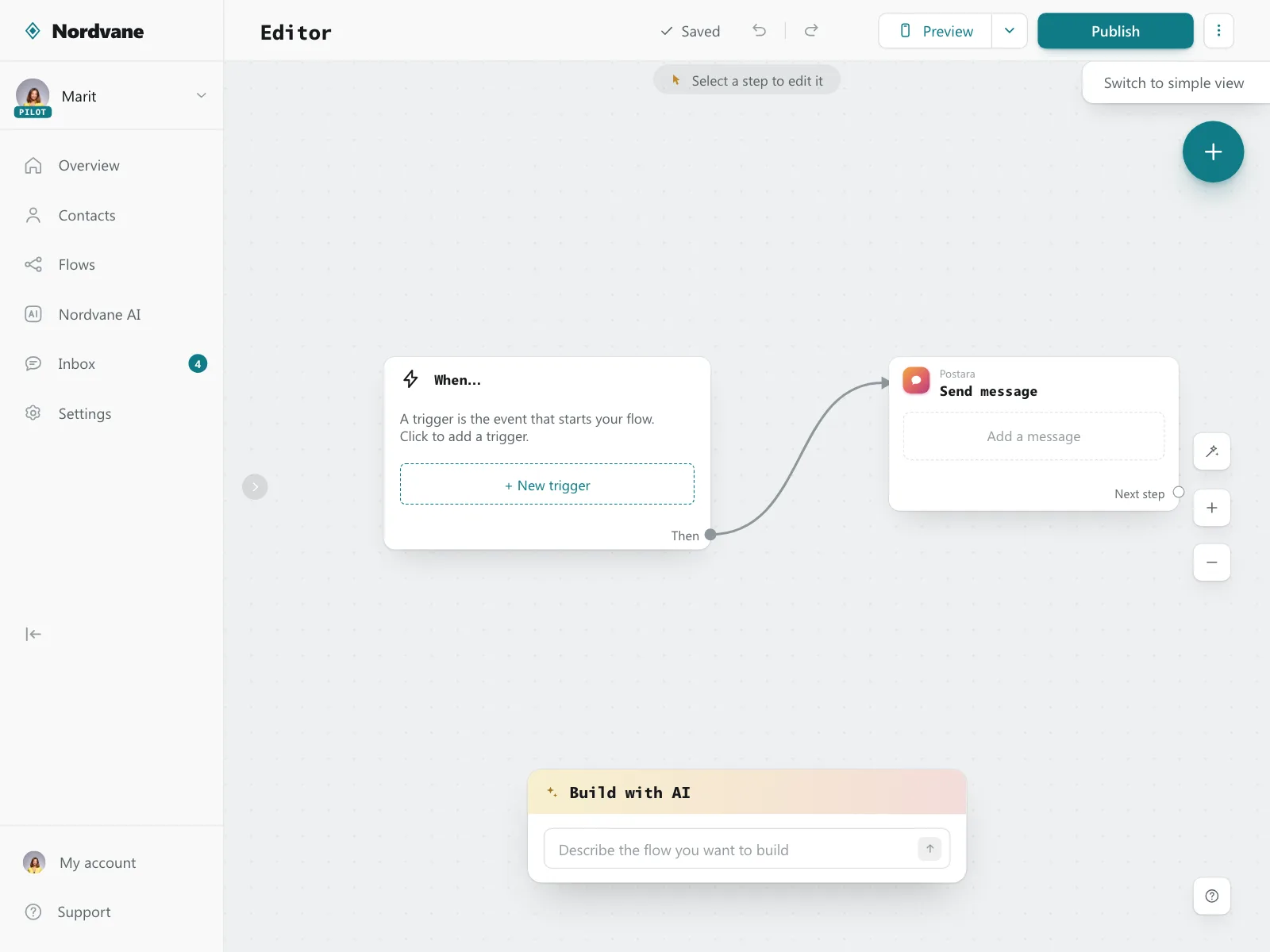 Node editor
