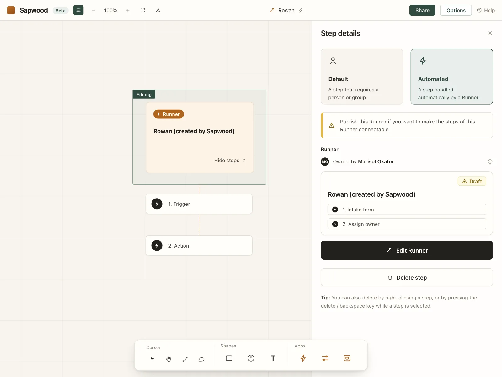 Node editor