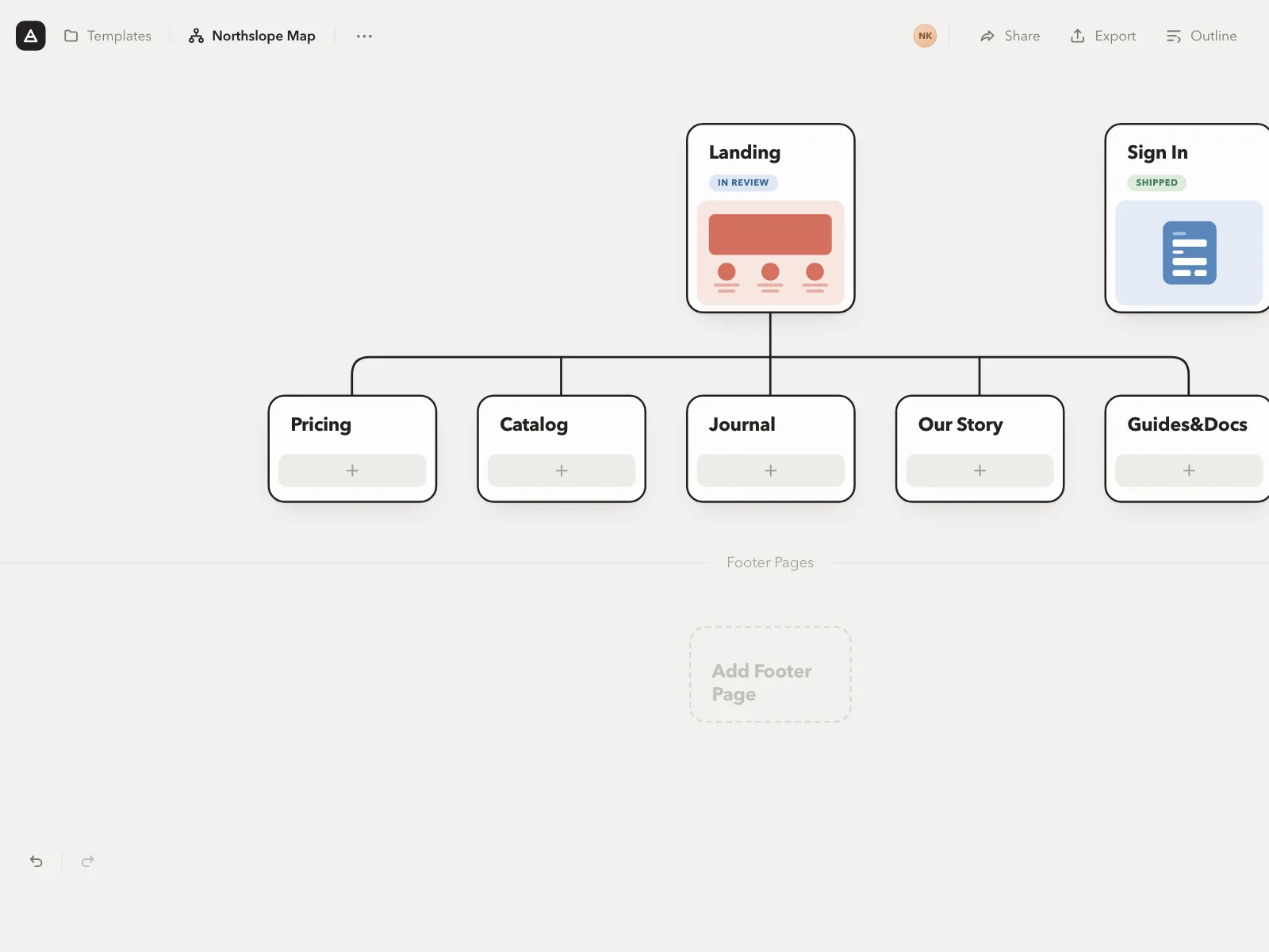 Node editor