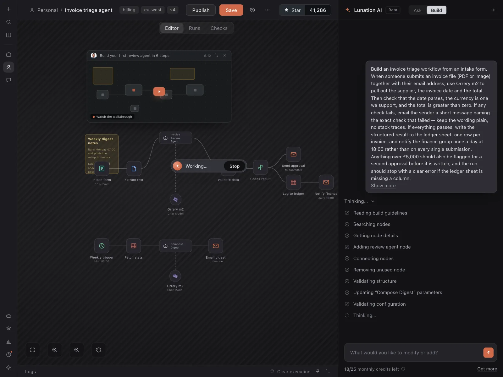 Node editor