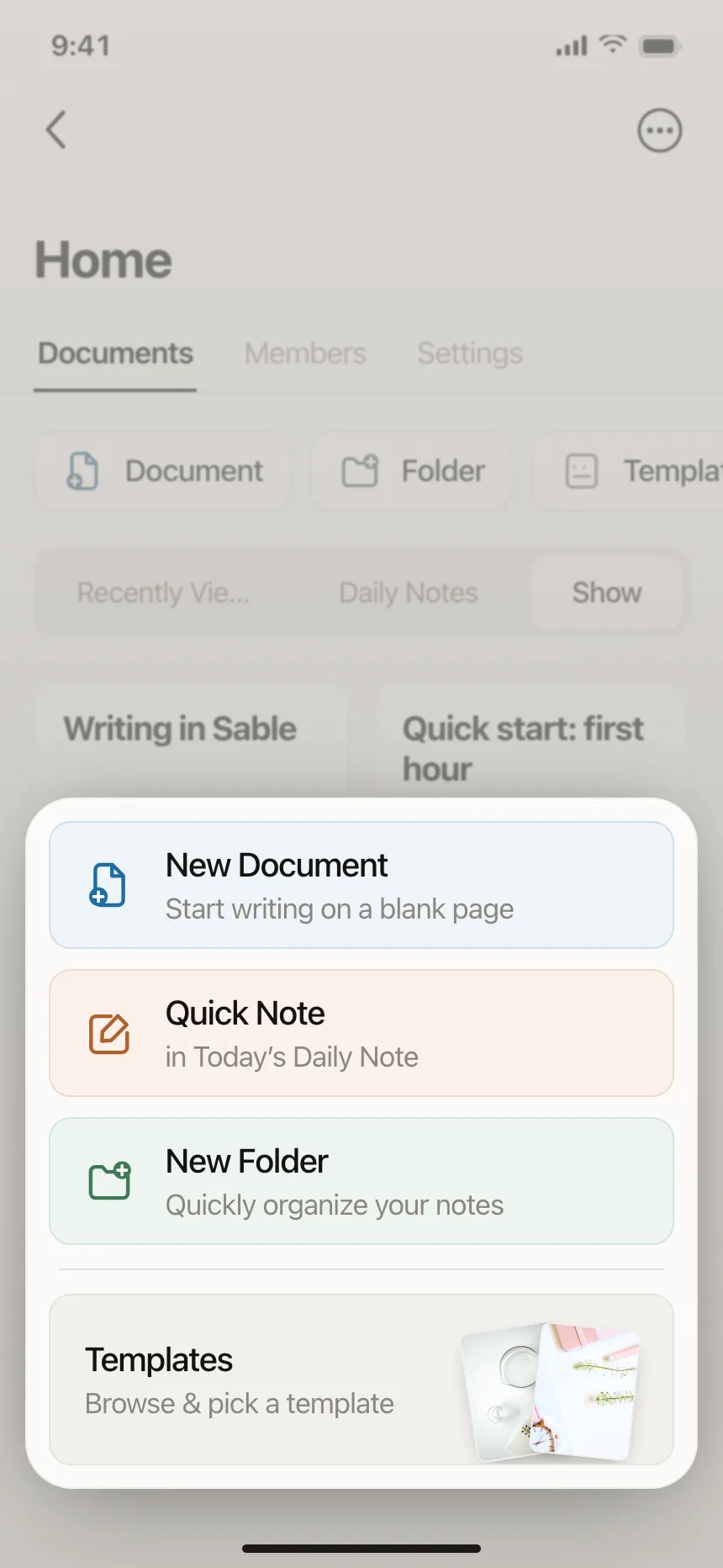Note detail