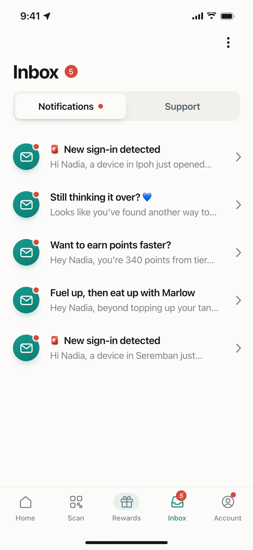 Notifications