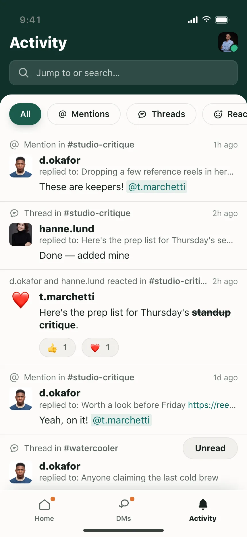 Notifications