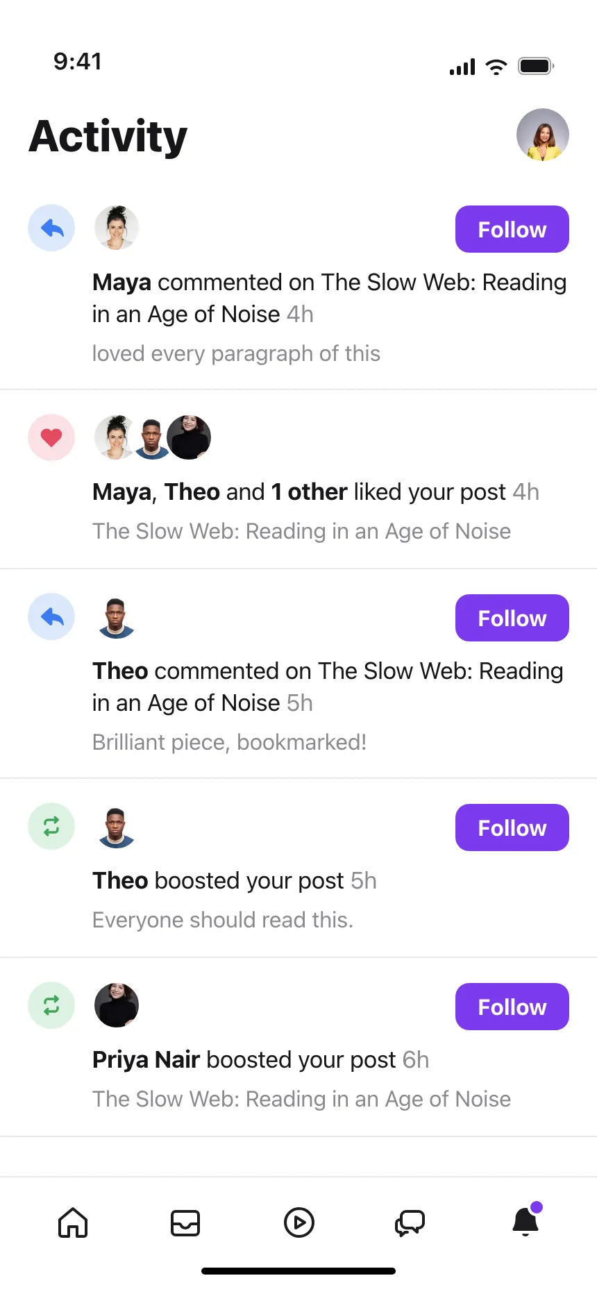 Notifications