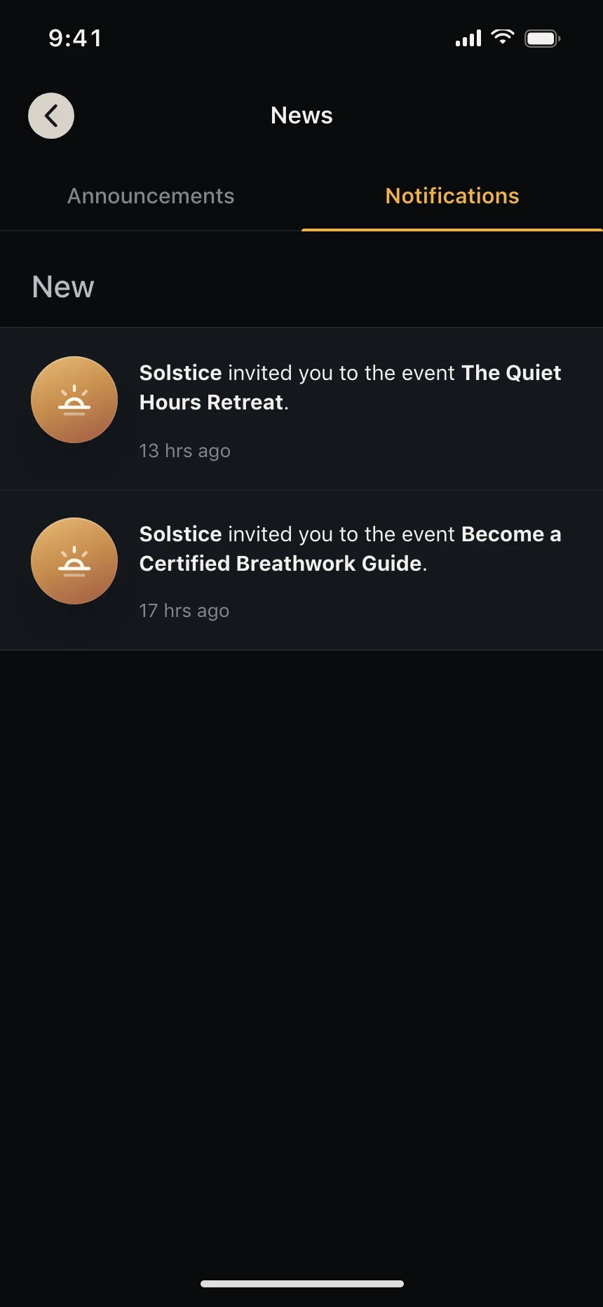 Notifications