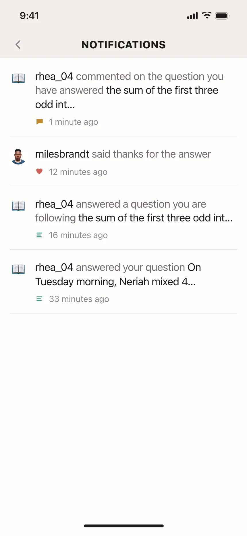 Notifications