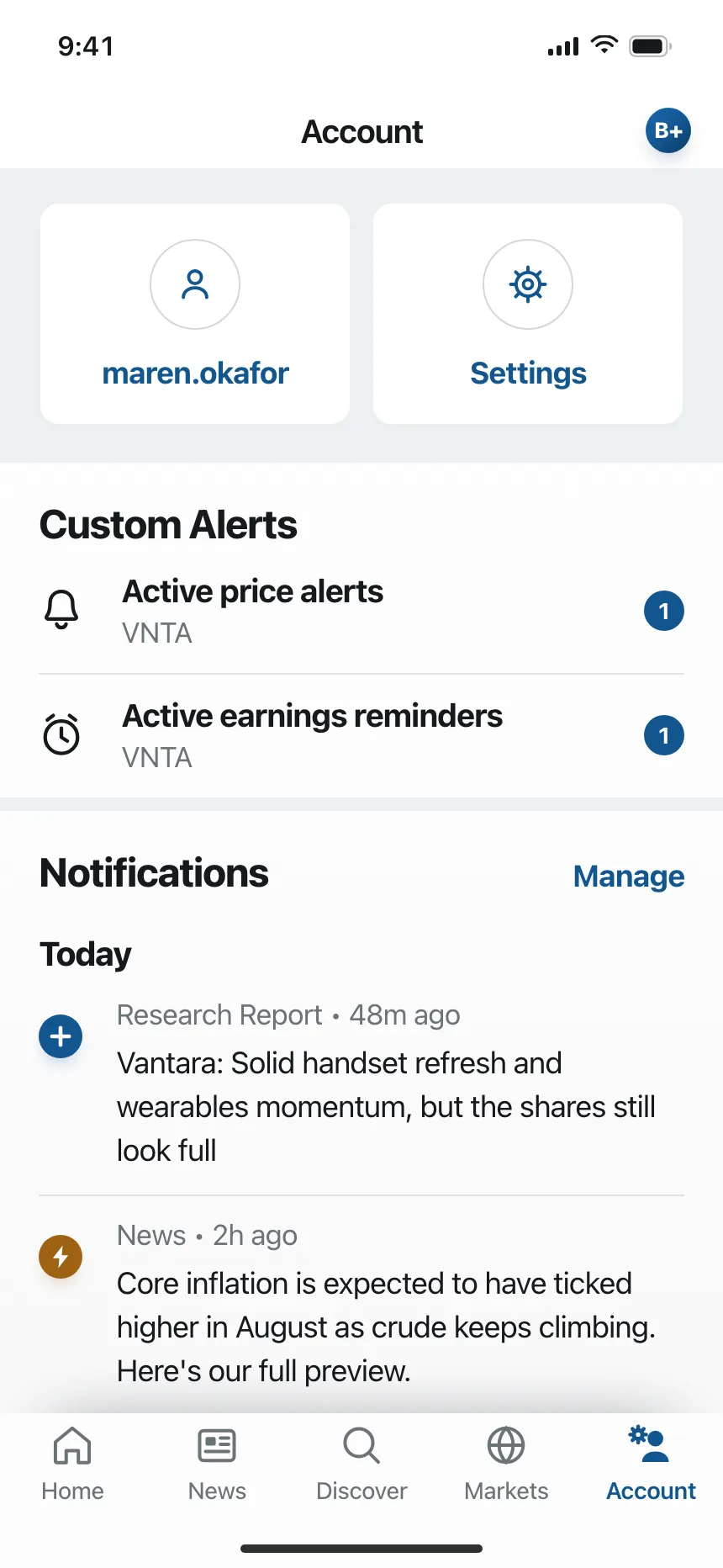 Notifications