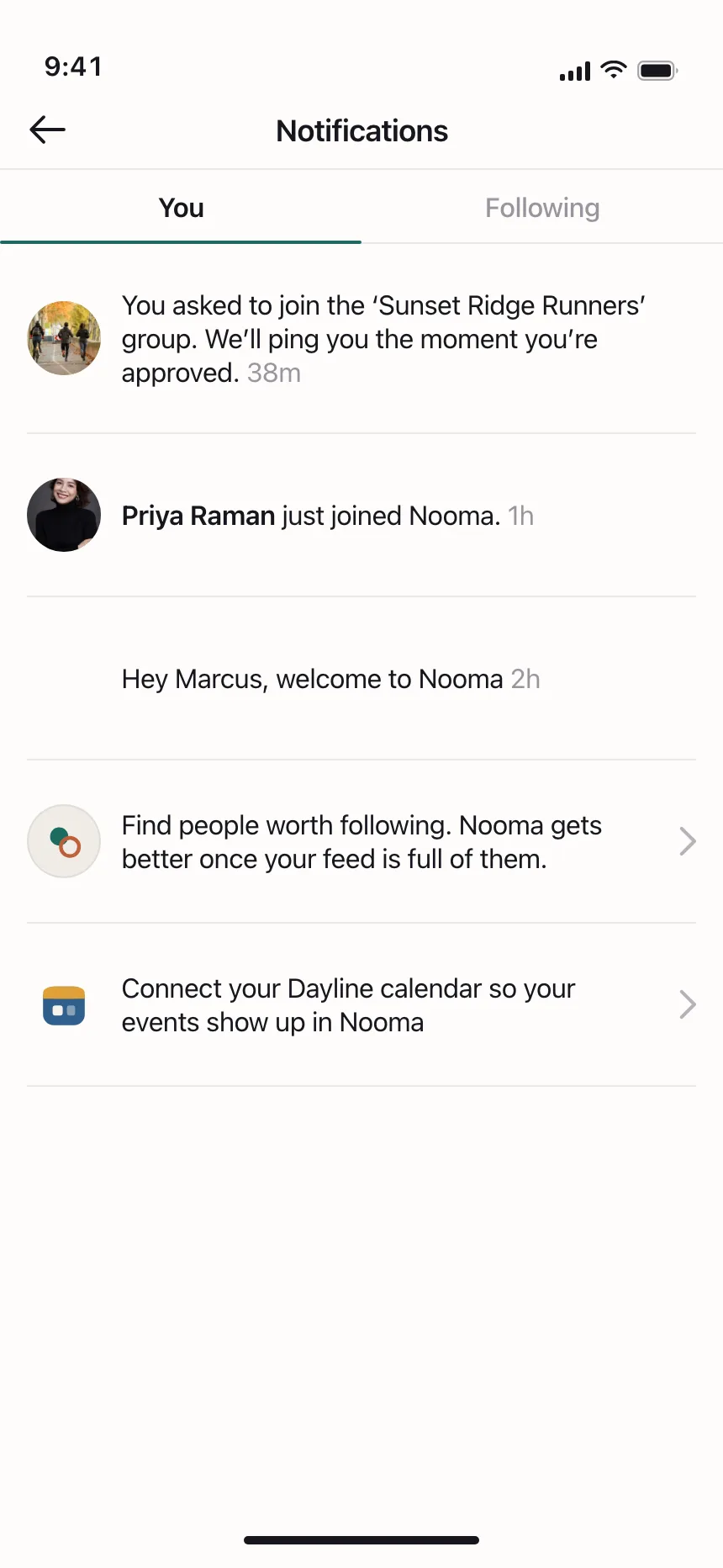 Notifications