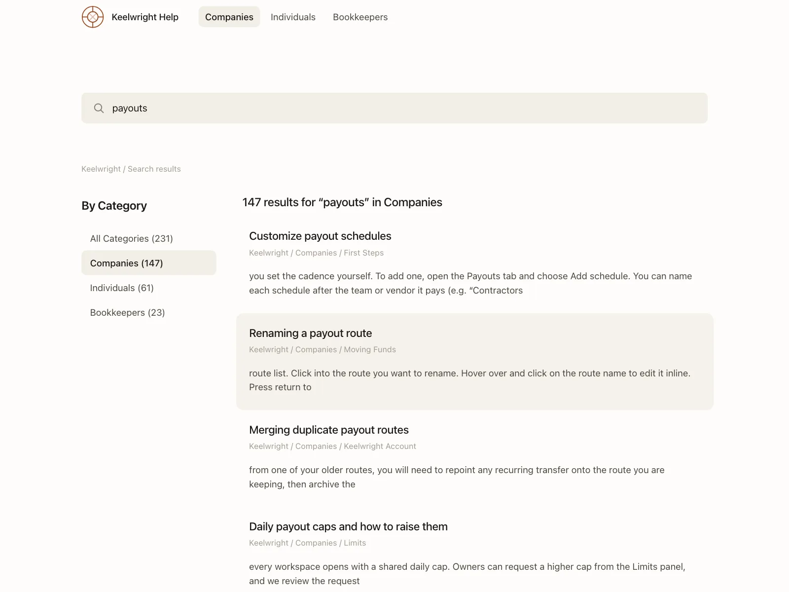 Pagination