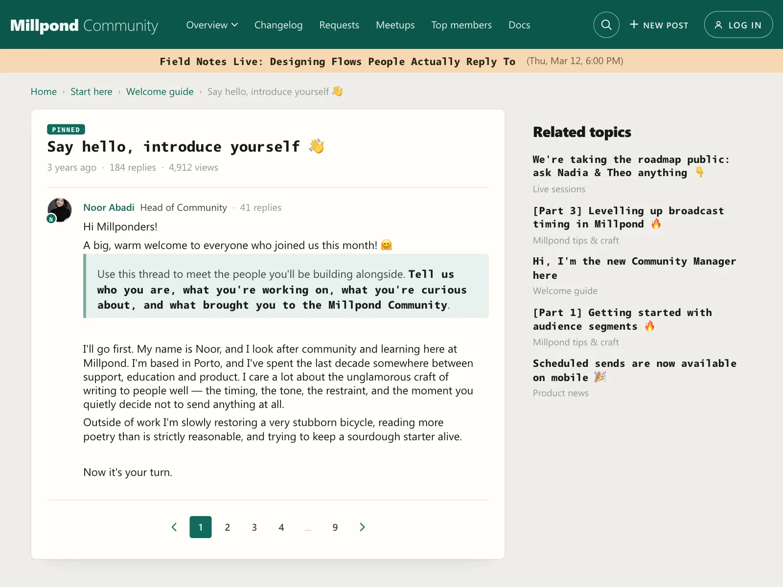 Pagination