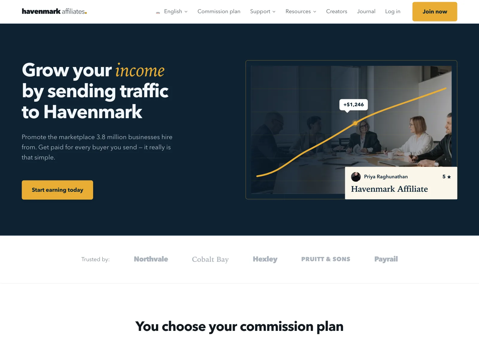 Partners page