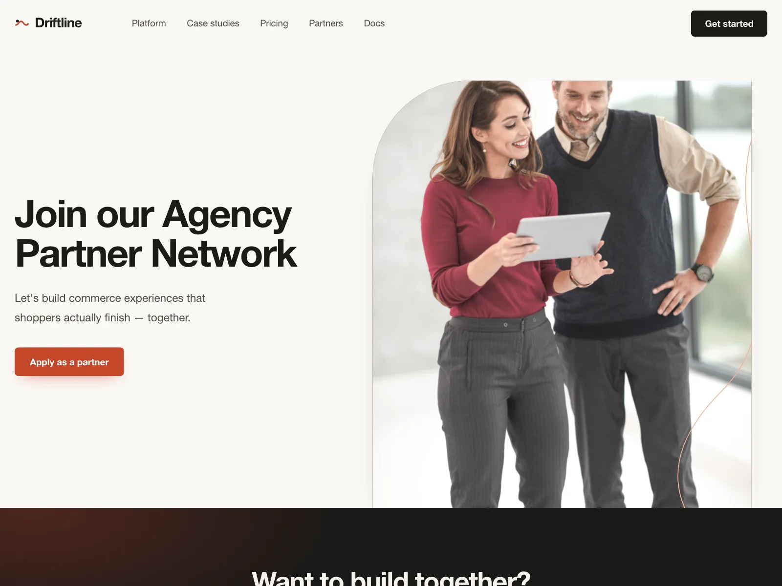 Partners page