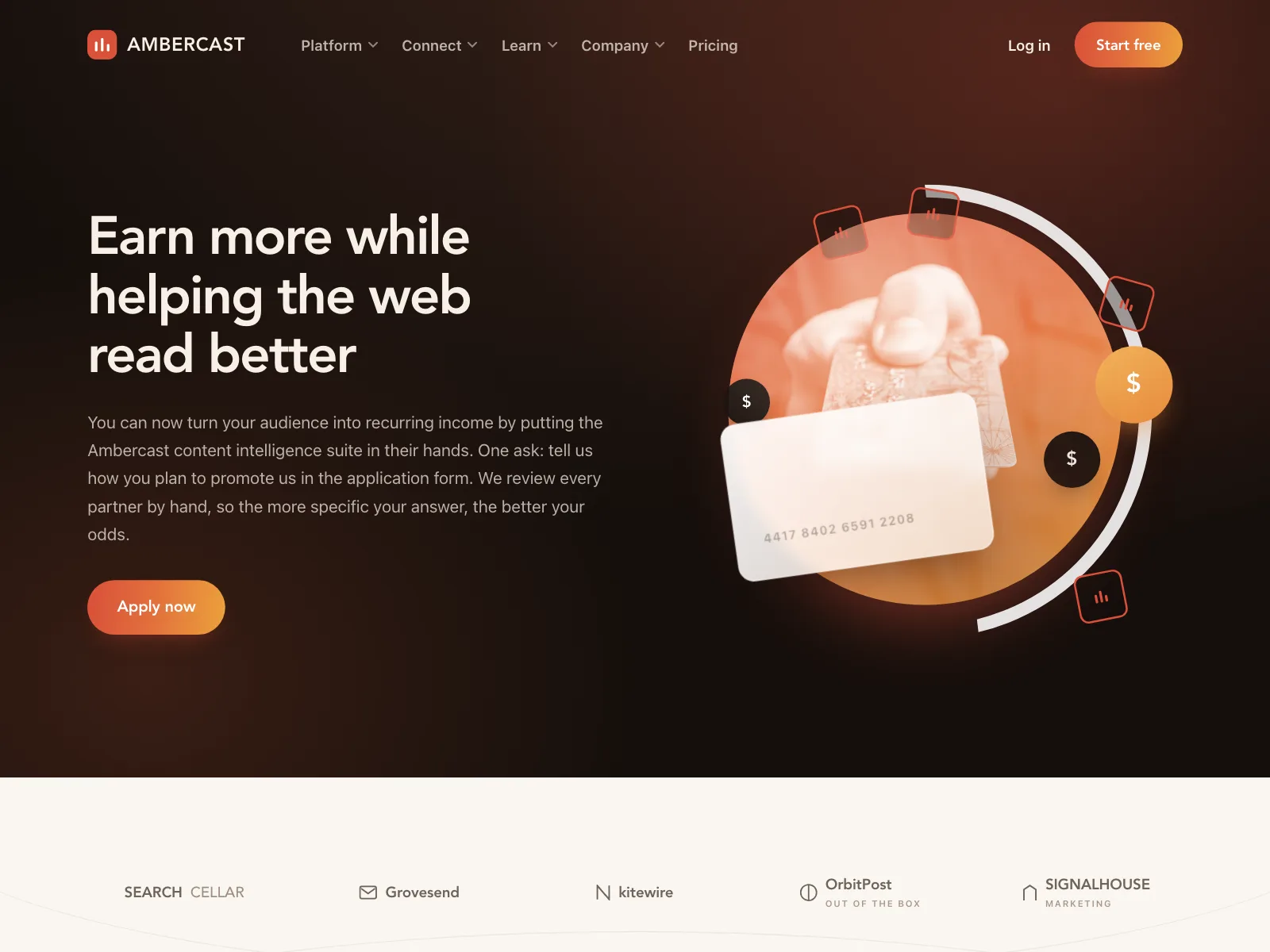 Partners page