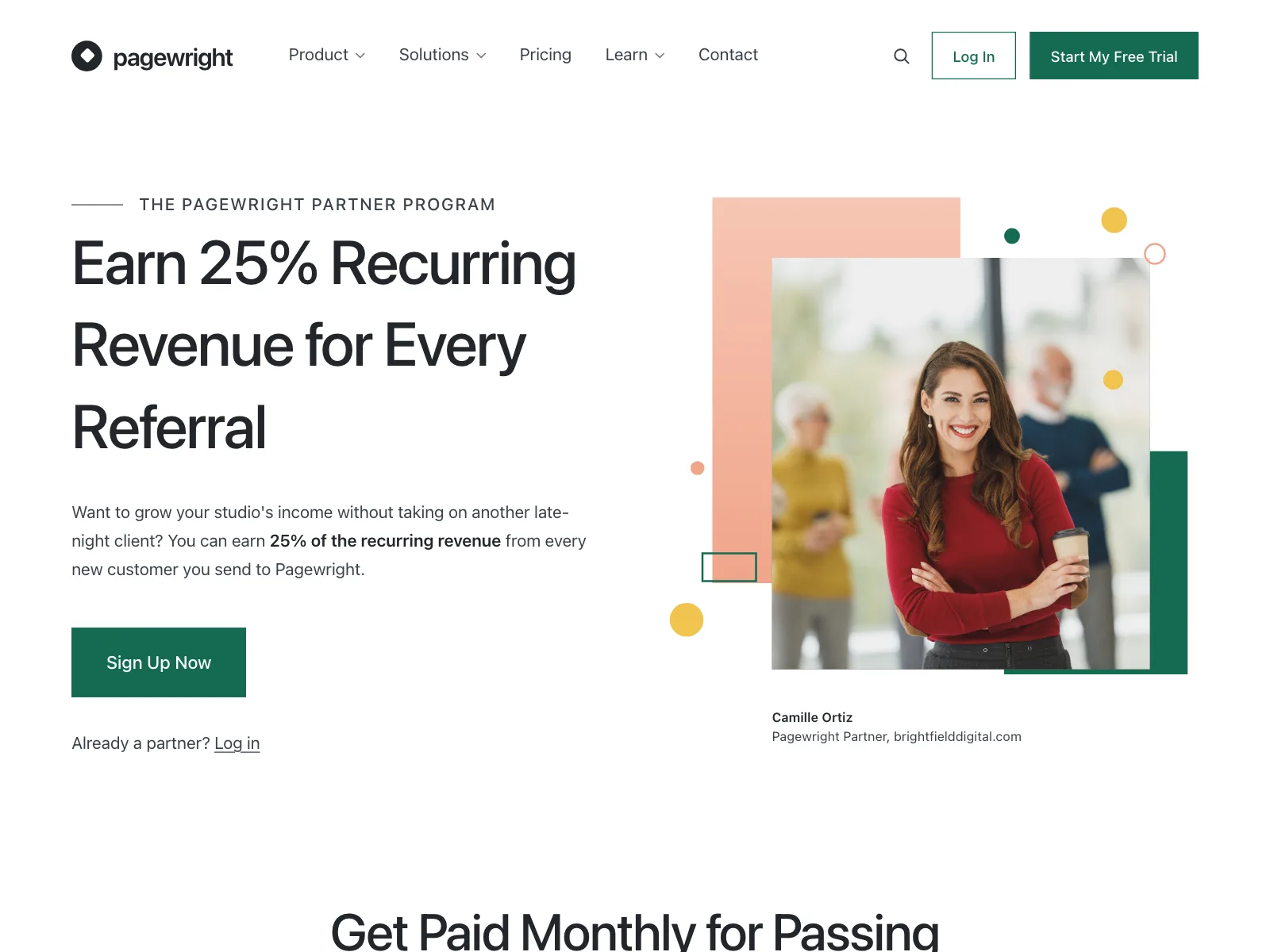 Partners page