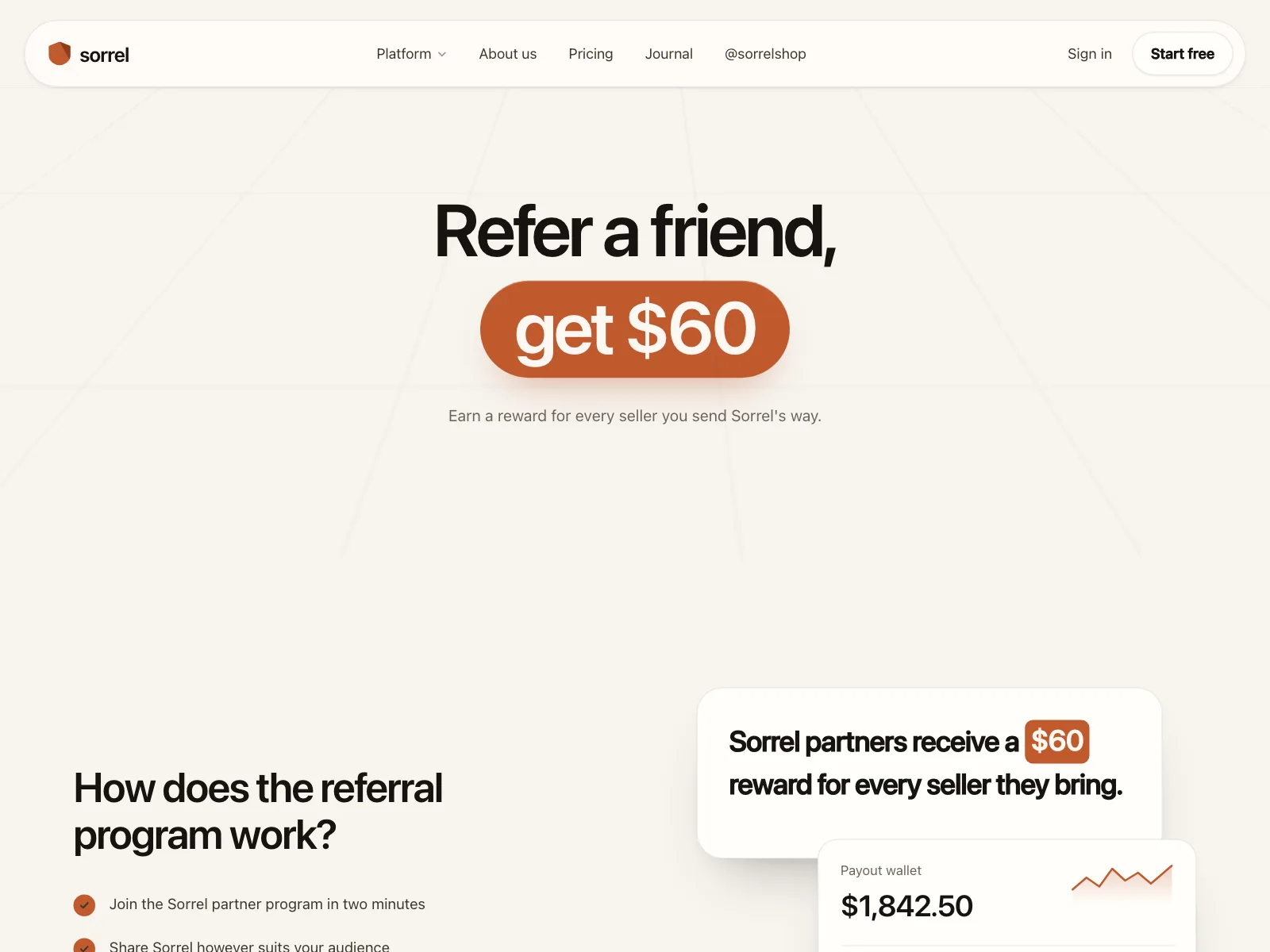 Partners page