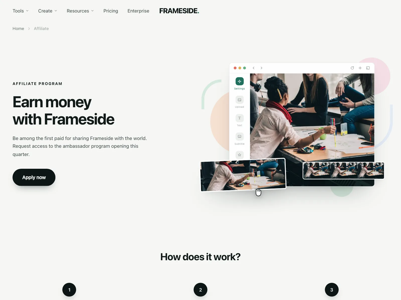 Partners page