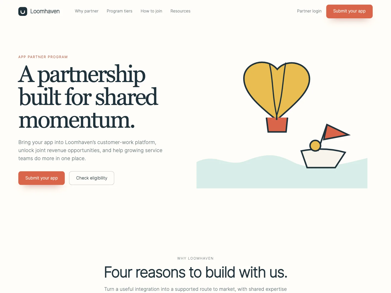 Partners page
