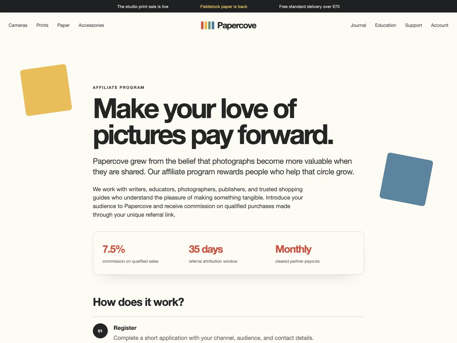 Partners page