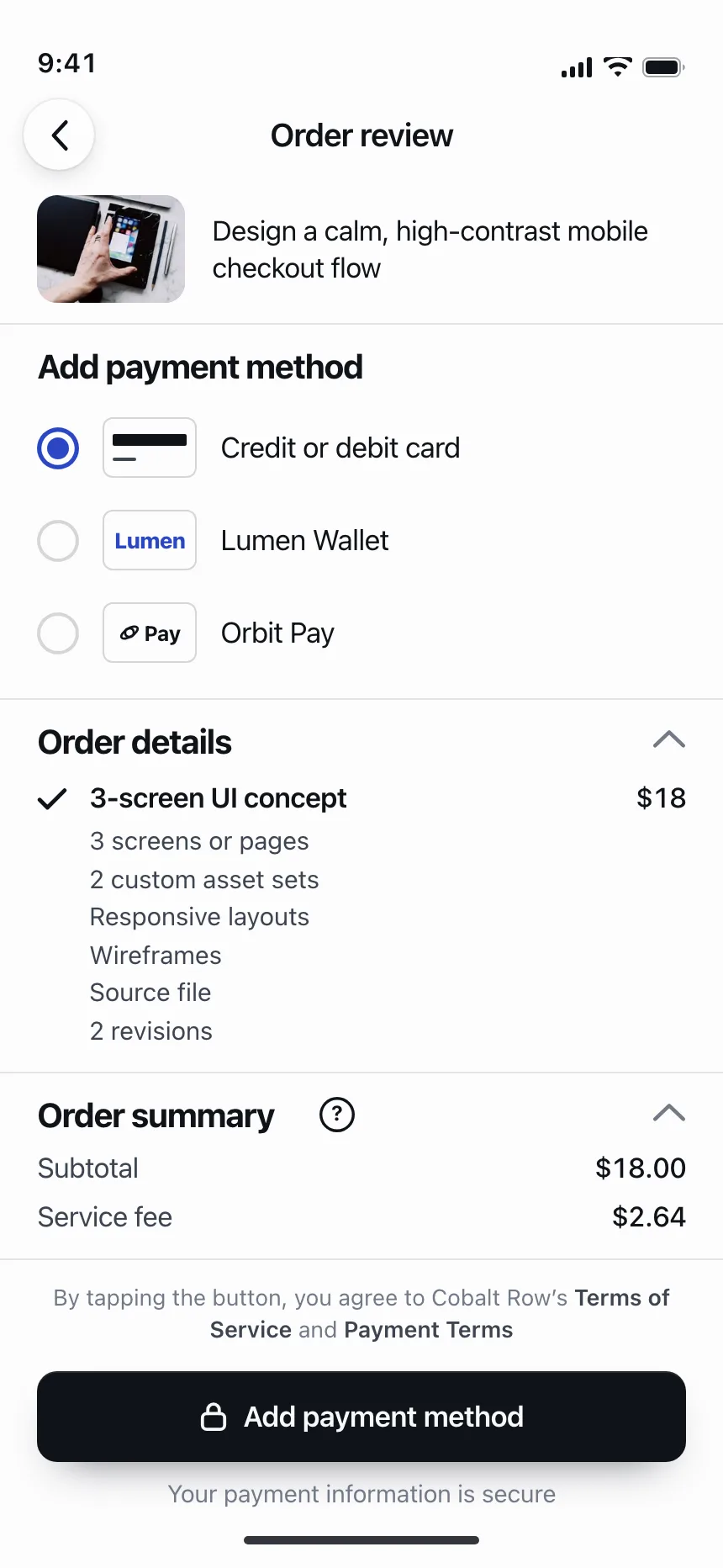 Payment Method