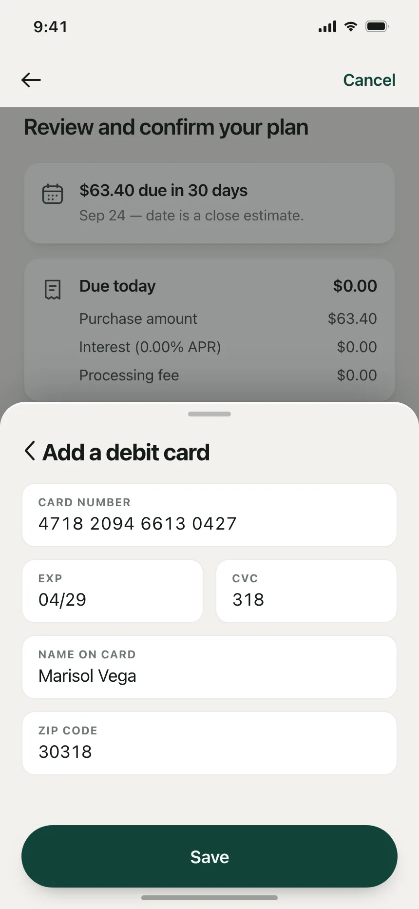 Payment Method