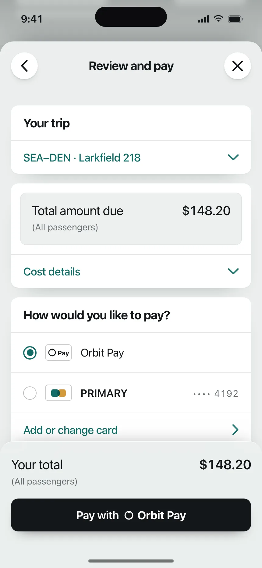 Payment Method