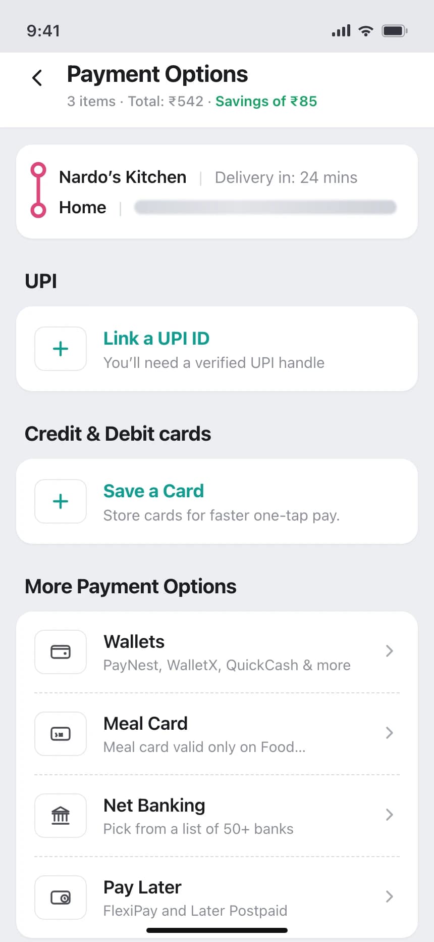 Payment Method