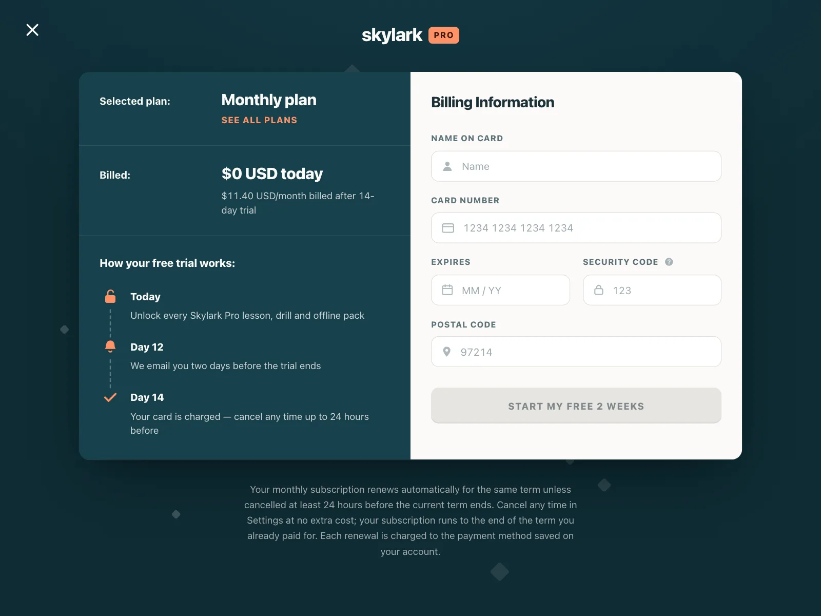 Payment Method