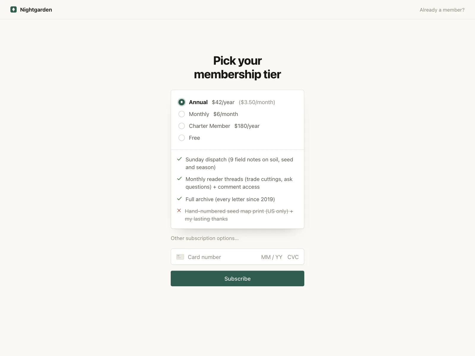 Payment Method