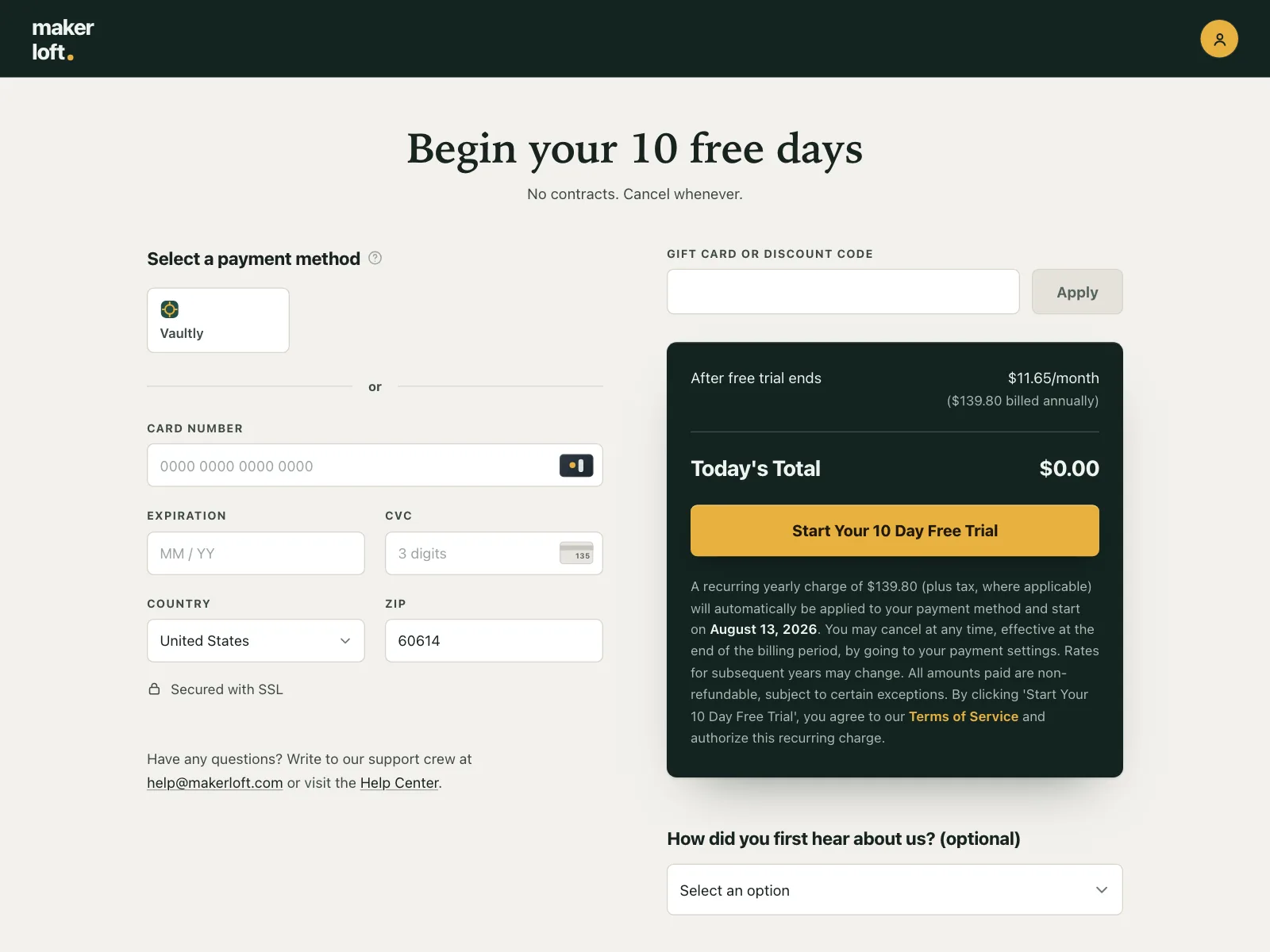 Payment Method
