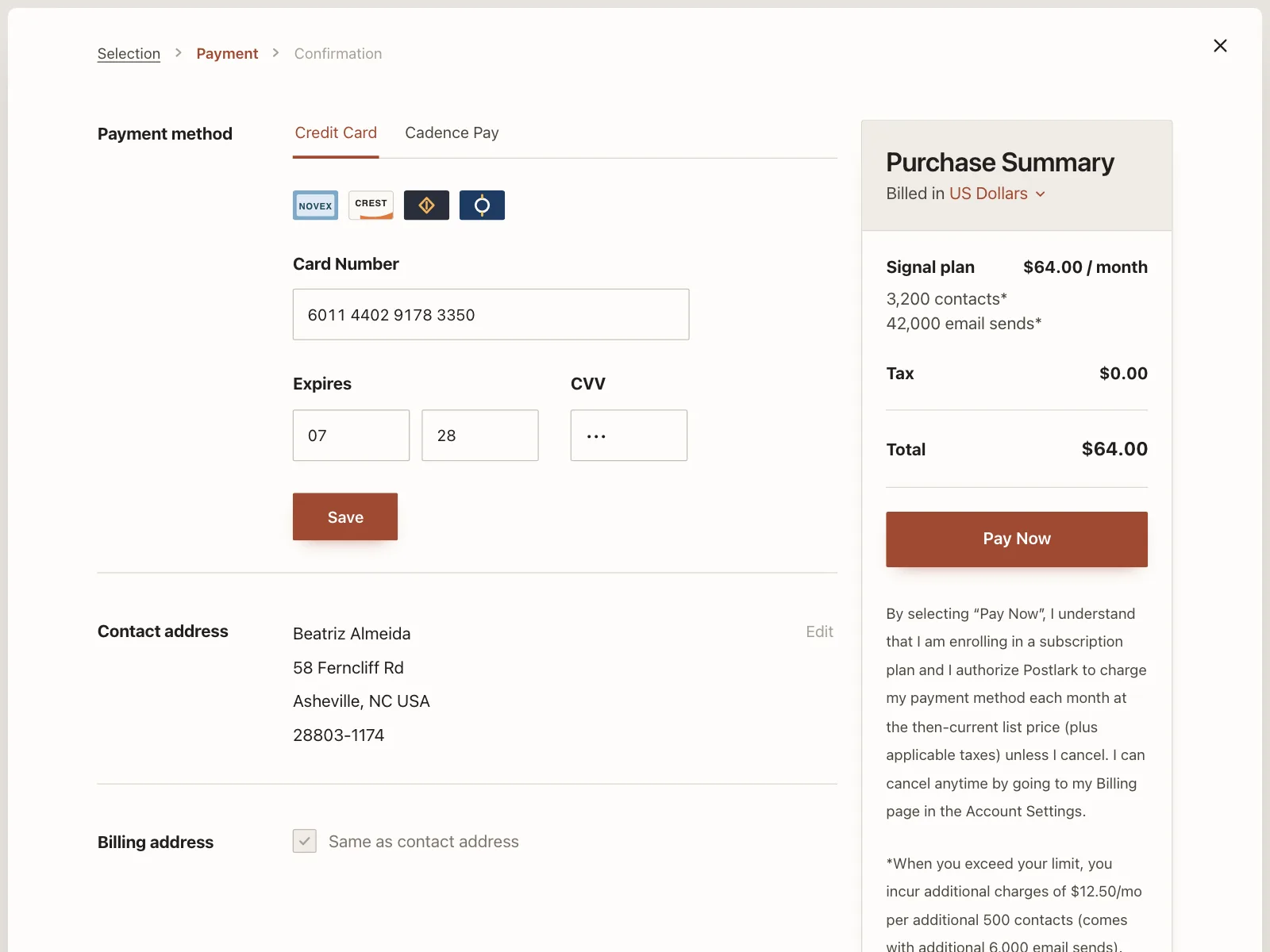 Payment Method