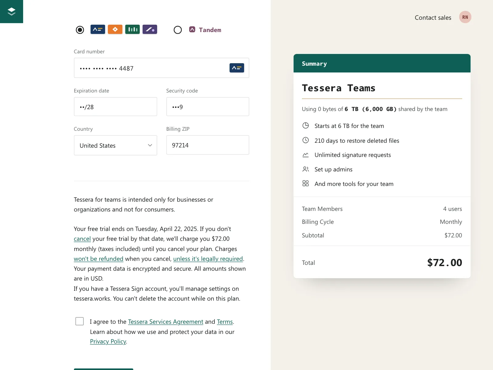 Payment Method