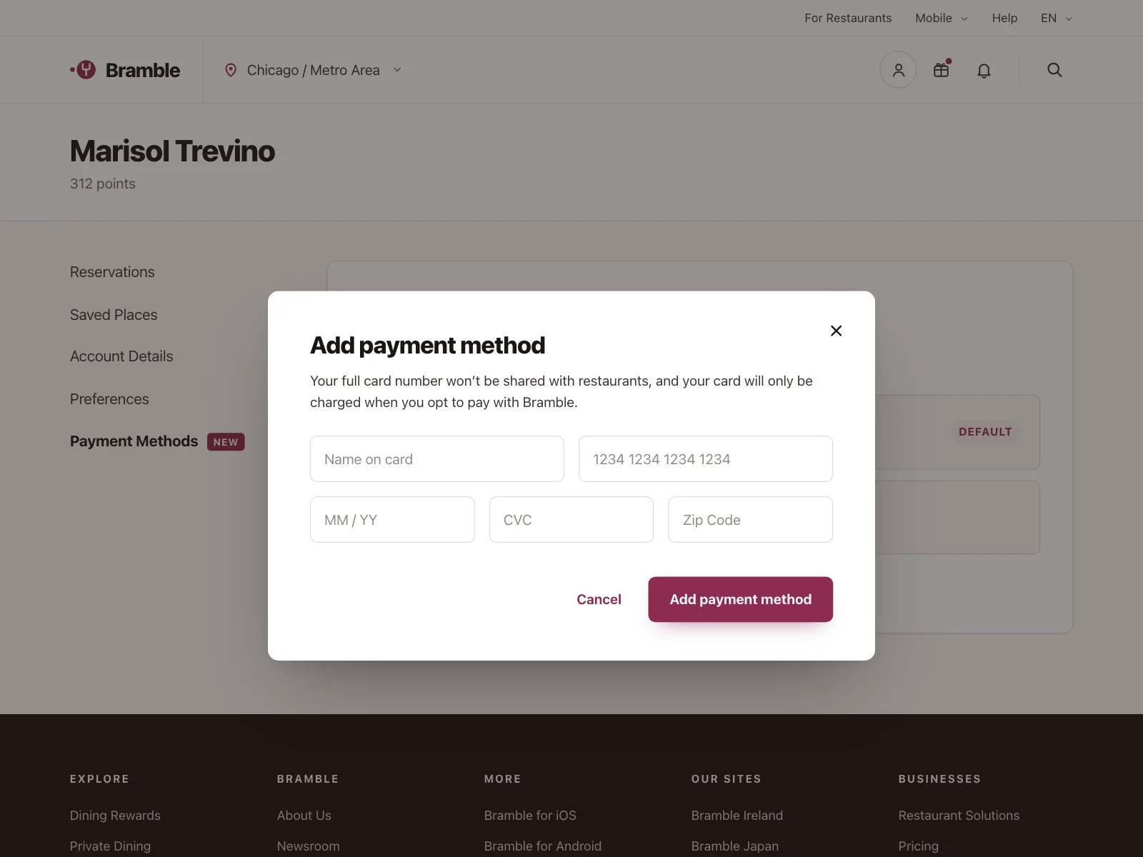 Payment Method