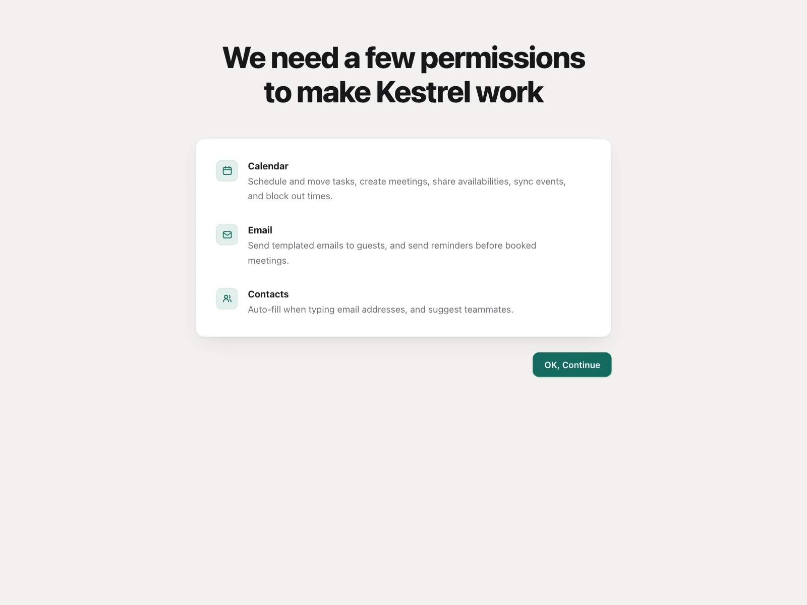 Permission