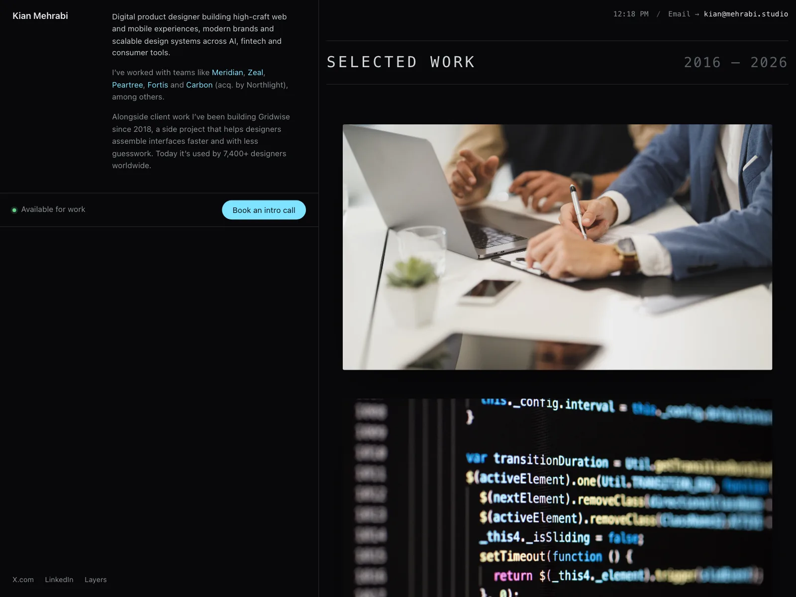 Personal website