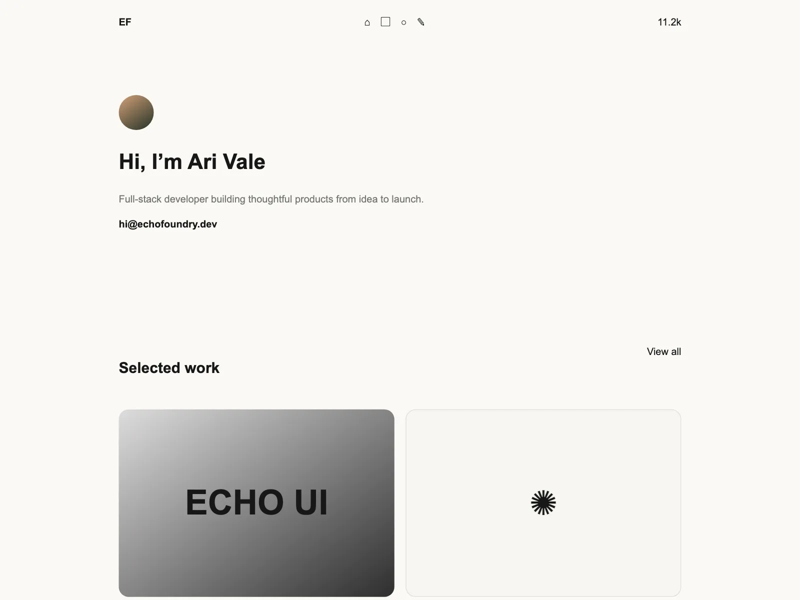 Personal website