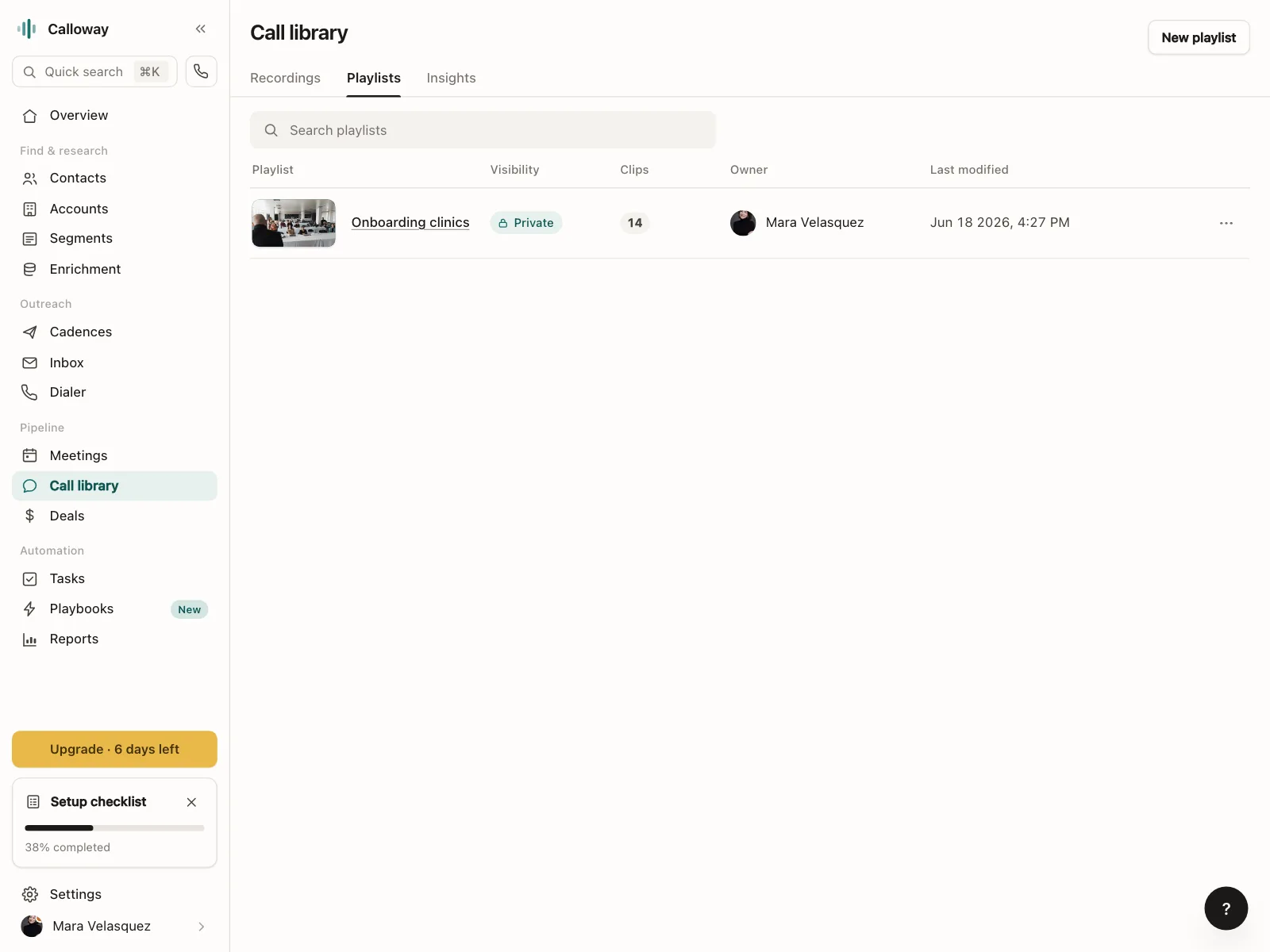 Playlists