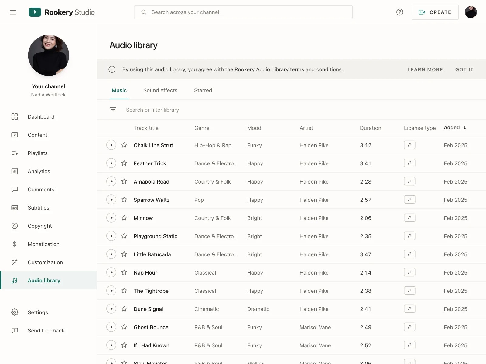 Playlists