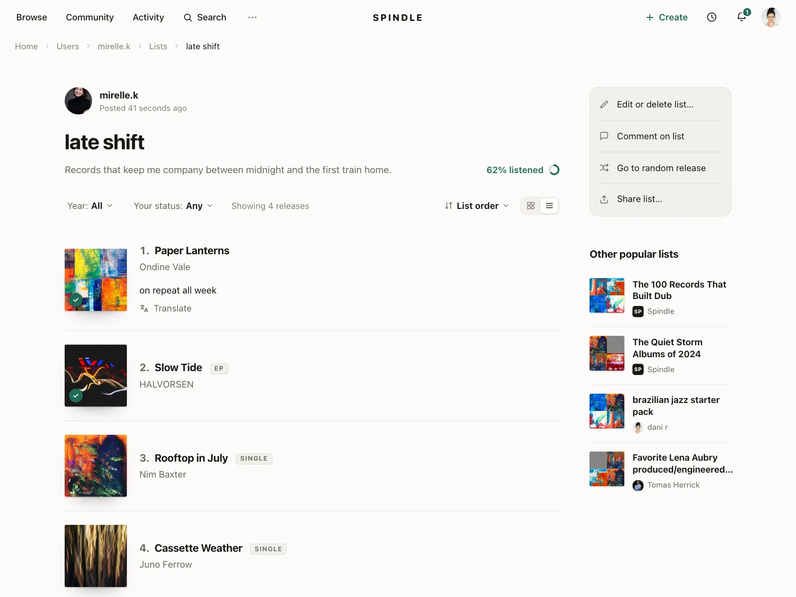 Playlists
