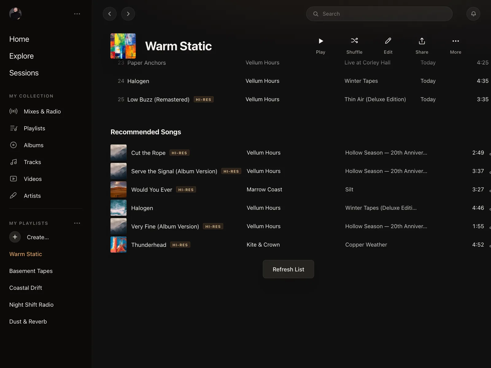 Playlists