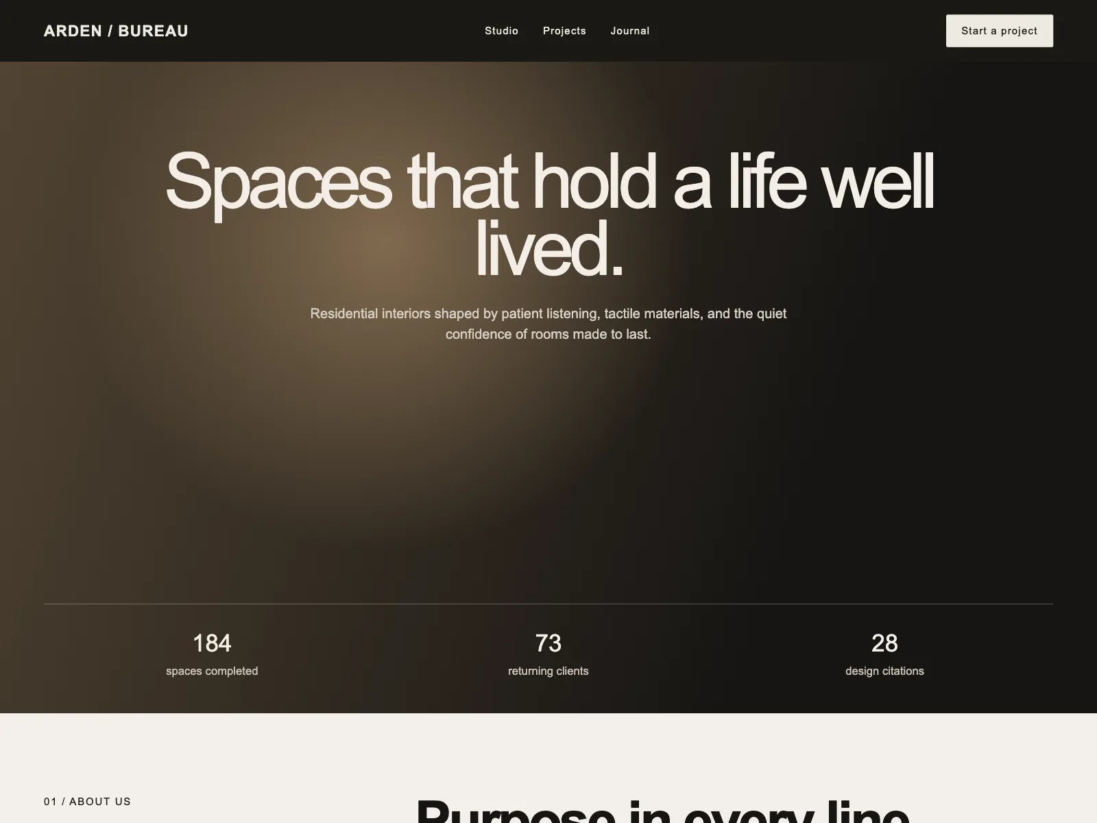 Portfolio website