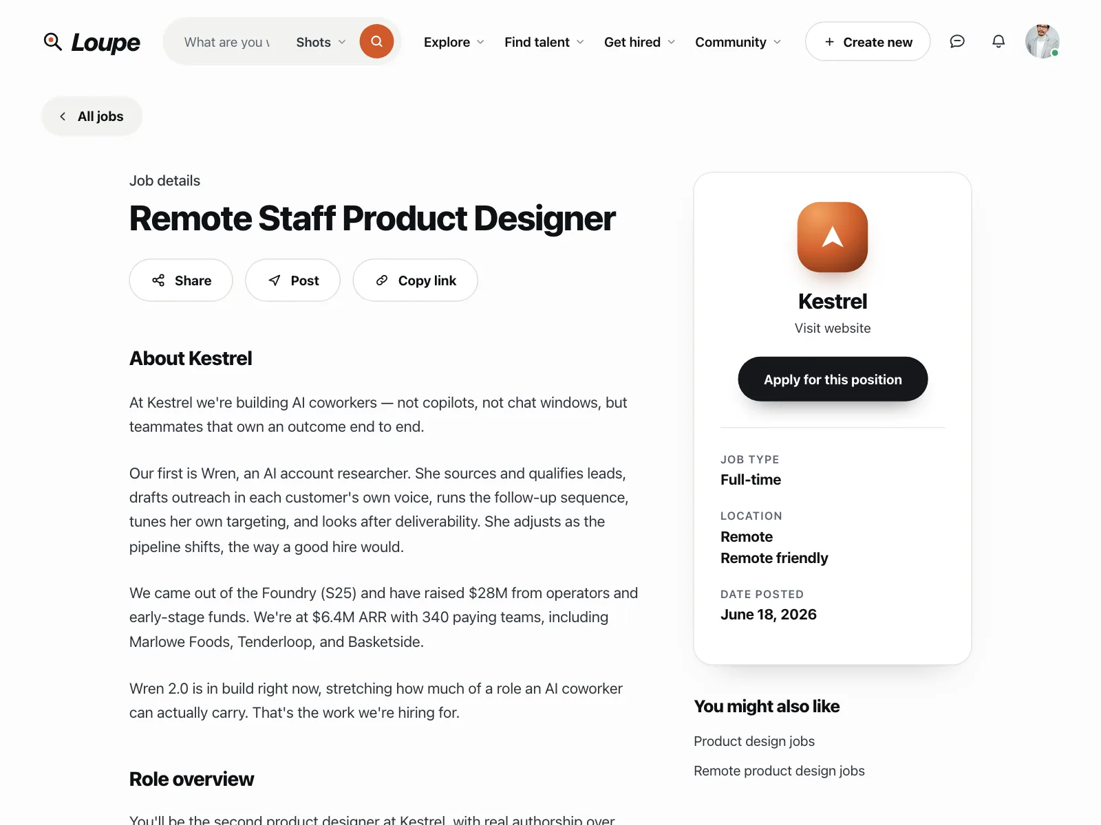 Post detail