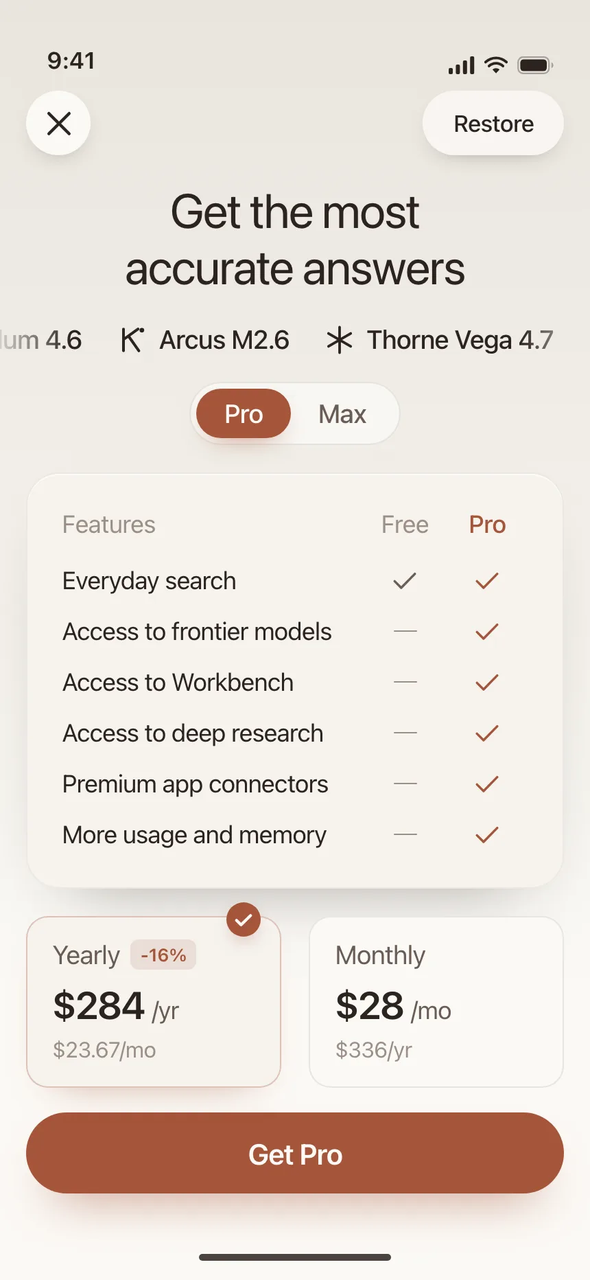 Pricing